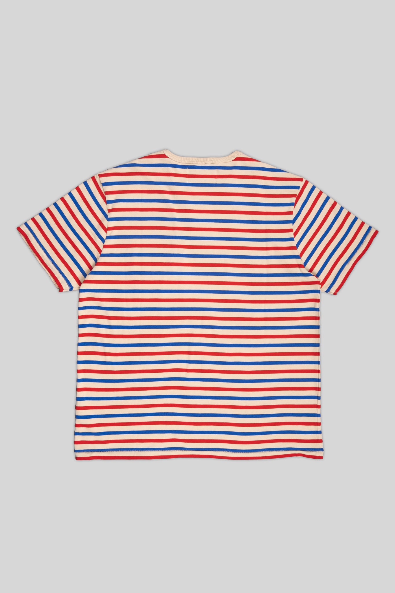 Blue Red Striped T-Shirt